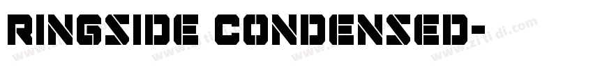 Ringside Condensed字体转换